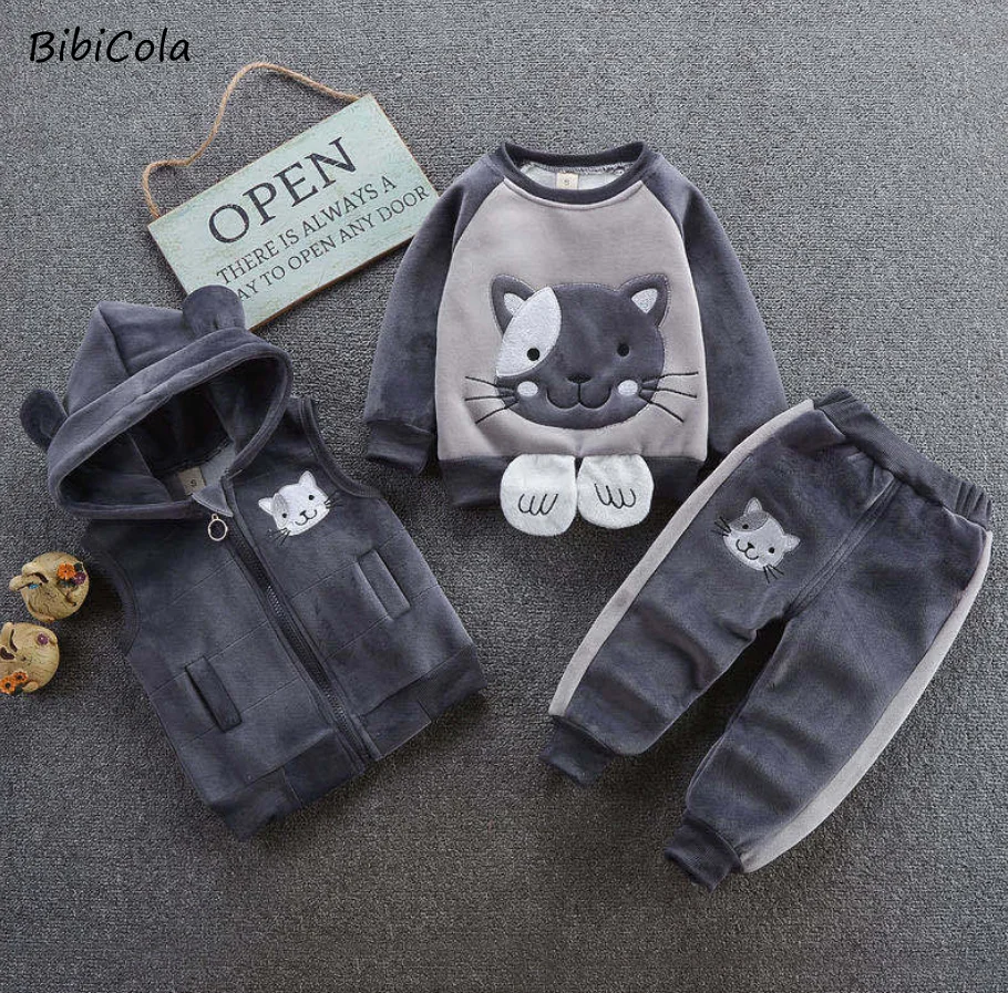Boy Girl Newborn-Clothing Bebes Baby-Boys-Girls Hooded-Pants Sport-Sets Christmas Infant