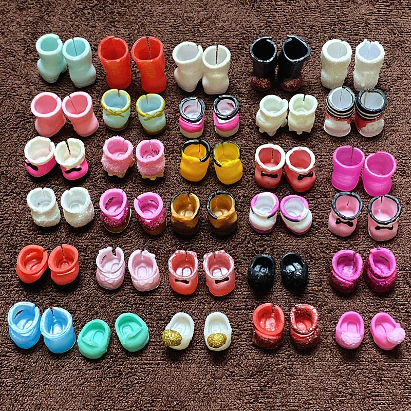 Random 10 Pairs Lot Original L O L Surprise Mini Shoes Boots For Lol Sister Dolls Diy Doll Shoes Kids Gift Collection Play Toy Dolls Accessories Aliexpress