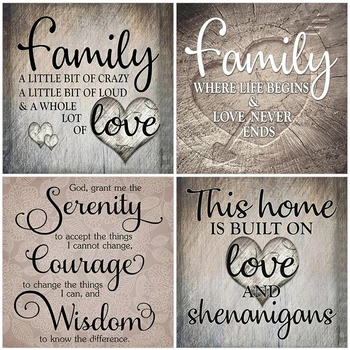 

Evershine Full Square Diamond Embroidery Text Diamond Painting Cartoon Mosaic Art Rhinestone Picture Cross Stitch Handmade Gift