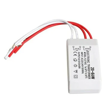 

220V To AC12V Electronic Transformer Adapter Lamp Light Parts Home Office Small