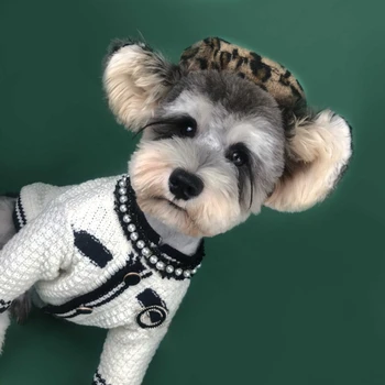 

Winter Pet Clothing Coats Dog Clothes Jacket Warm Sweater Dog Jackets Soft Cat Clothes Dog Classic Flower Clothes for Small Dogs