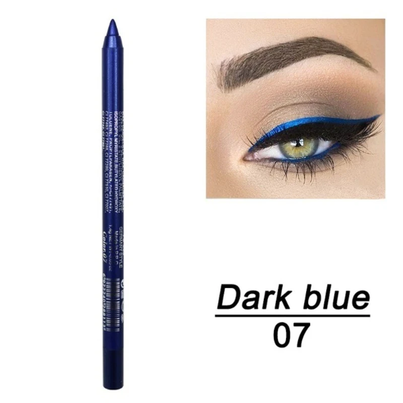 14 Colors Pearl Gel Eyeliner 1PC Waterproof Long Lasting Eyes Liner Pen Party Makeup For Women Easy To Carry Cosmetics TSLM1