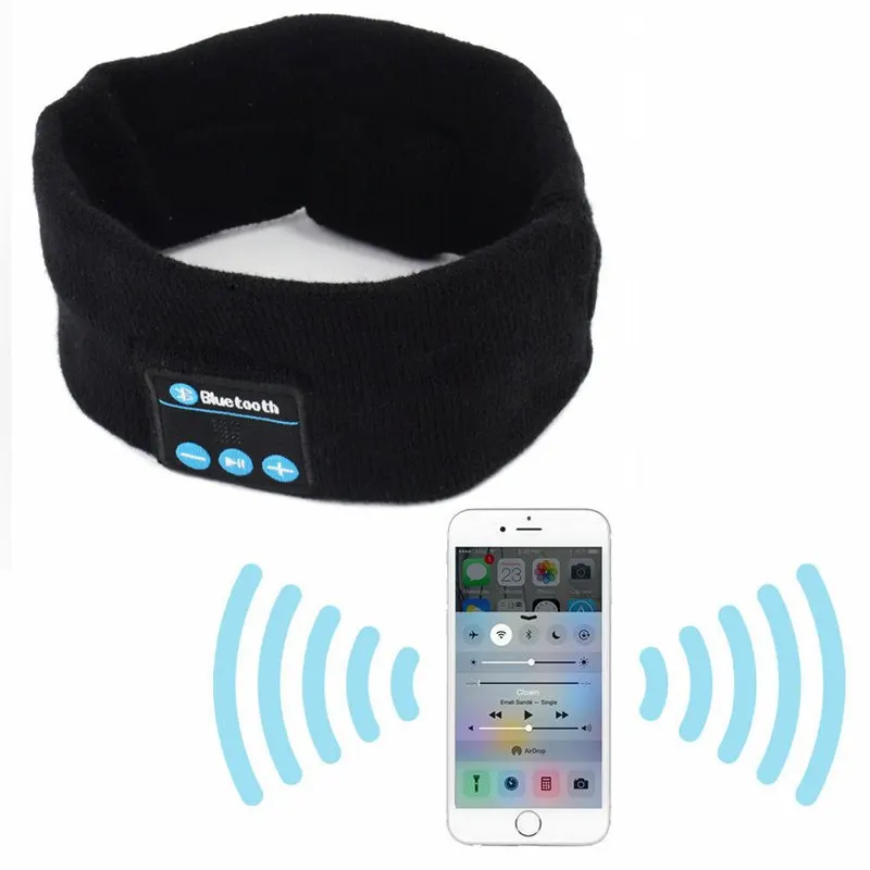 Wireless Bluetooth Stereo Headphone Headset Sports Sleep Headband Mic Big Power