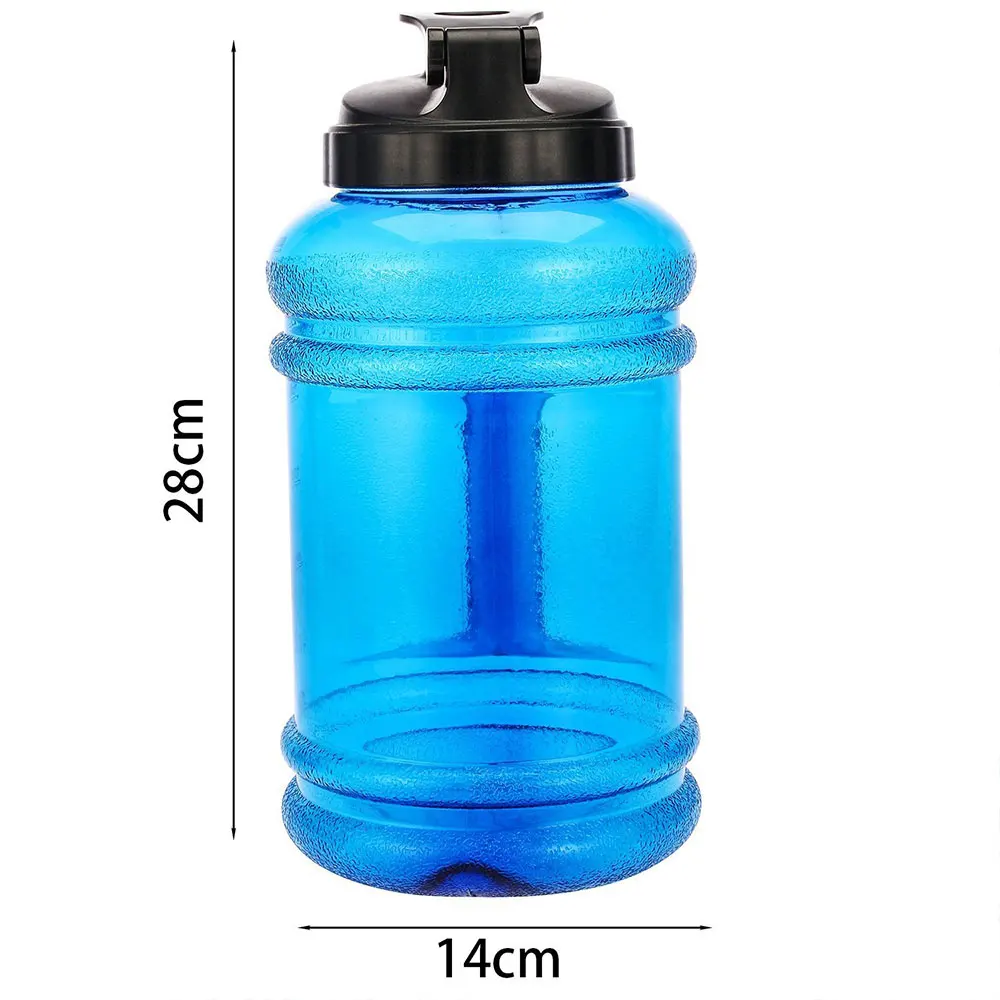 Бутылка для воды практичность 4 цвета PETG 2.2L тренировочная посуда для напитков путешествия с крышкой Творческий долговечность тренажерный зал тренировки портативный