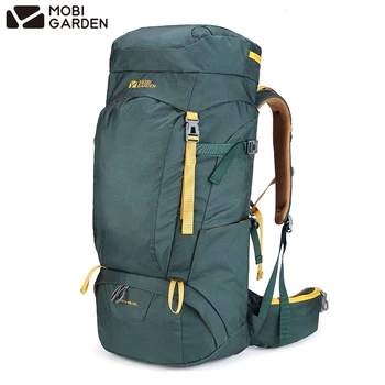 

MobiGarden ShanYi 45+5L Backpack High Capacity Outdoor Waterproof Rain Cover Hiking Climbing Back Pack Men Women NXLQU64002