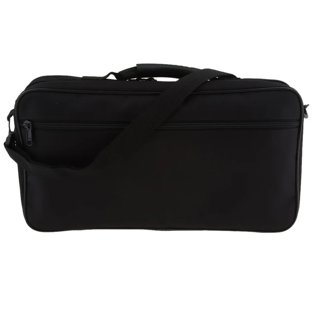 Exquisite Black Oboe Carry Bag & Box Container For Oboe Instrument Parts Carry Case Wooden Box Storage Bag Carrying