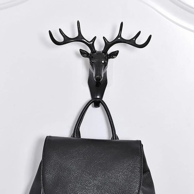 Олень Antler настенный крючок для вешания Пальто Олень стойки настенные крючки тяжелых животных декоративные настенные крючки для детской комнаты брелки для ключей "Животные" вешалки