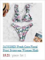 JAYCOSIN stripe print triangle bag swimwear women two-piece bikini sexy beach summer new cute low waist swimsuit fashion 