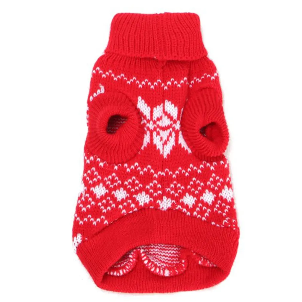 Pet Dog Sweaters Winter Pet Clothes For Small Dogs Whandle Sweater Coat