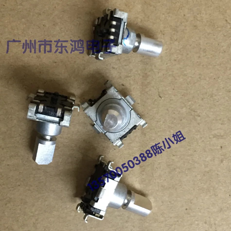 

2PCS/LOT Japanese ALPS alpine RK1191124001 return potentiometer with switch 10K half shaft 15MM