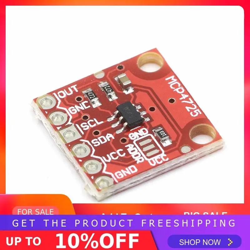 MCP4725 12Bit IEC DAC цифровой модуль преобразователя цифровой в Analong EEPROM макетная плата для Arduino 2,7-5,5 В