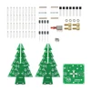 Three-Dimensional 3D Colorful Christmas Tree DIY Kit Red/Green/Yellow 7 Colors LED Water Lamp Flash Circuit Electronic Fun Suite ► Photo 2/6