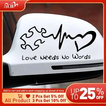 

Diy Heart puzzle Stickers Ussr For Truck Window Bumper Auto Suv Door Laptop Kayak Vinyl Decal