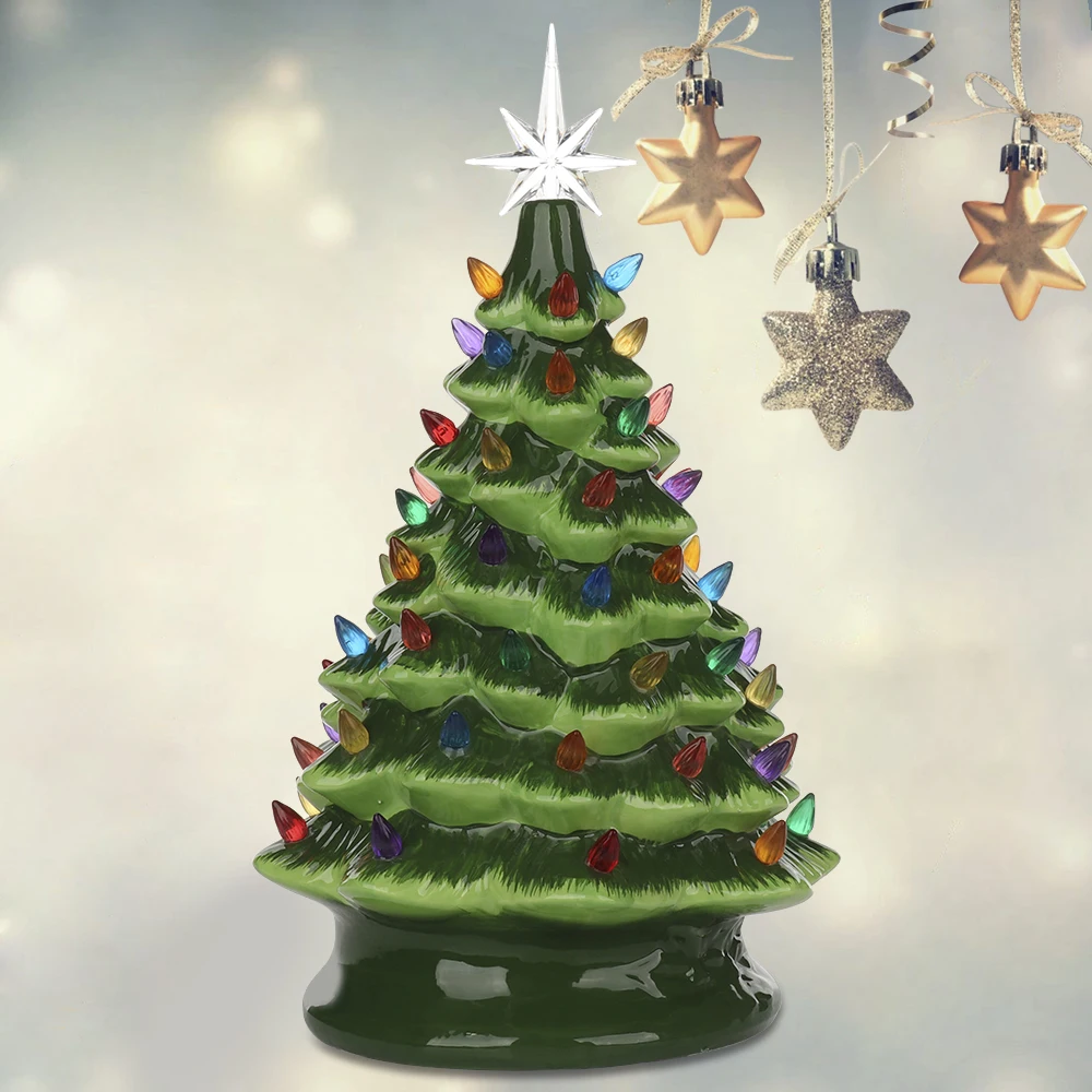 50 замена лампы для Керамика аксессуары для рождественской елки украшения дома