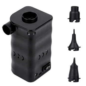 

Electric Air Pump, Portable Quick-Fill Air Pump with Nozzles,Rechargeable Inflator/Deflator Pumps for Outdoor Camping Inflatable