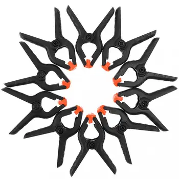 

10pcs/lot 2 Inch DIY Tools Plastic Nylon Photography Background Grip Clip Carpentry Fixed Spring Clip Clamp Set For Woodworking