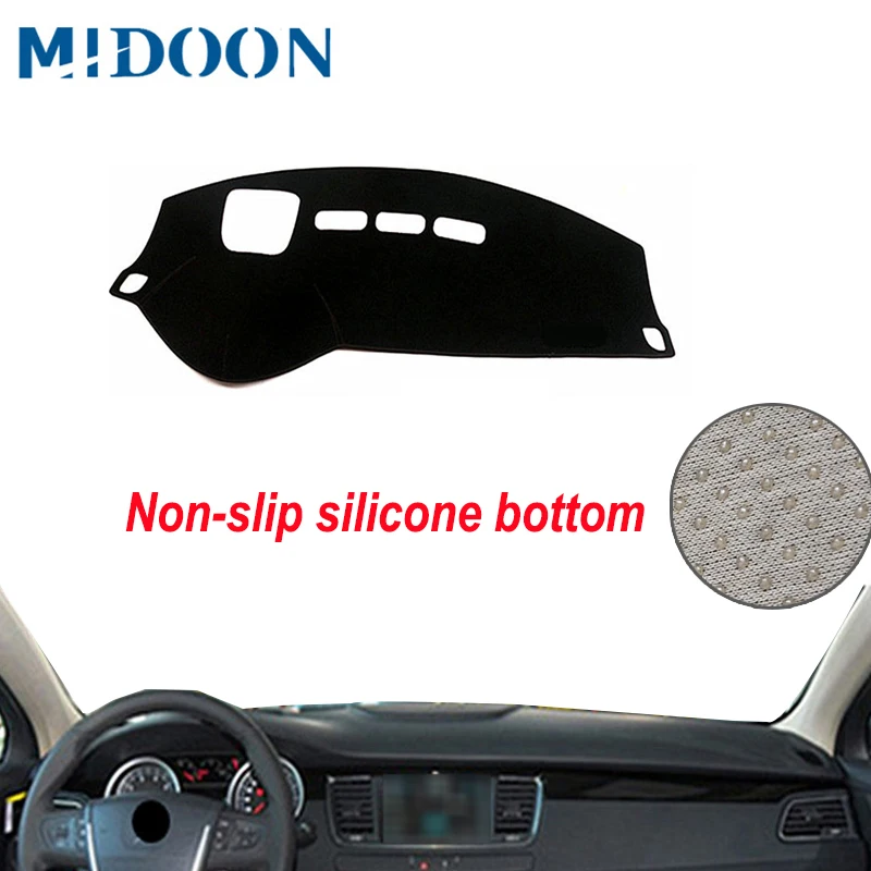 MIDOON Car Dashboard Cover Dash Mat Board Pad Anti-UV For Peugeot 508 With Lift Show 2011 2012 2013 2014 2015 2016 2017 | Автомобили и