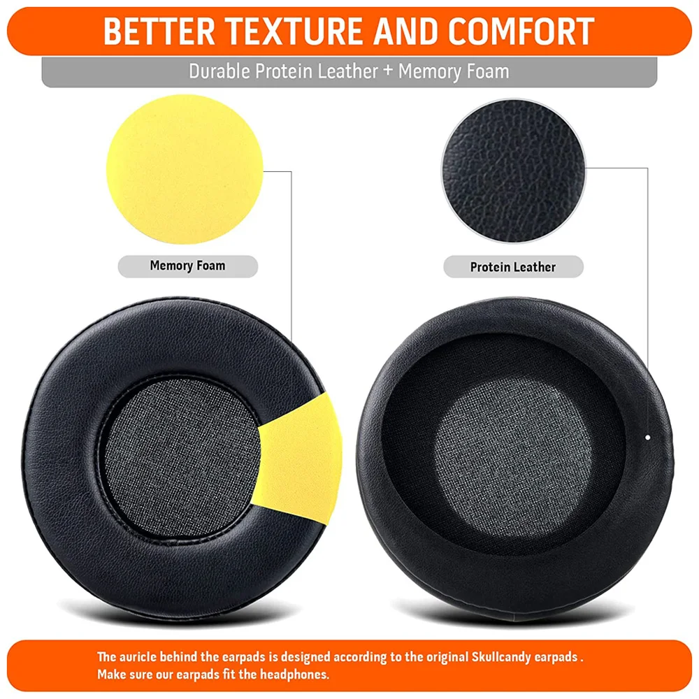 Replacement Earpads For Skullcandy Hesh Wireless Headset Sponge