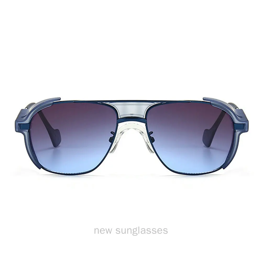 MINCL/ 2020 Fashion Punk Style Side Shield Sunglasses Men Cool Brand Design Sun Glasses UV400 with box NX | Аксессуары для одежды