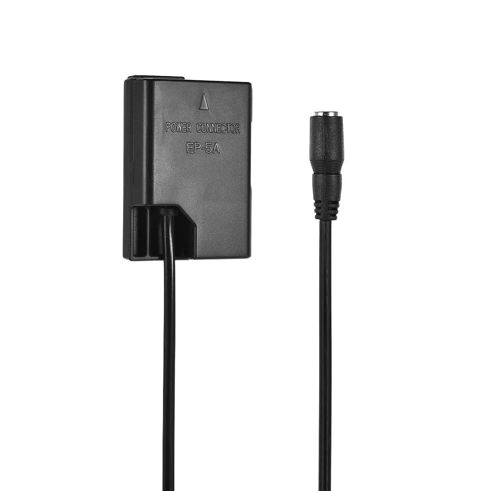 Andoer EP-5A соединитель питания постоянного тока Connector адаптер батареи 4,0*17 мм с наконечником постоянного тока для камер Nikon D3100 D3200 D3300 и т. Д