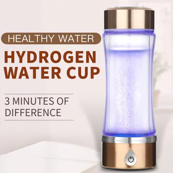

420ml SPE/PEM Rich Hydrogen Water Generator Mineral Water Bottle Dual Use Water Ionizer Maker Antioxidant Alkaline Water Pitcher