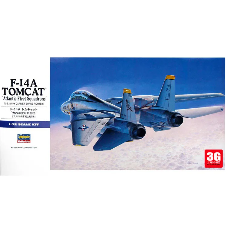 Сборка 1/72 самолет 00544 США современный F14A панда модель истребителя, игрушки