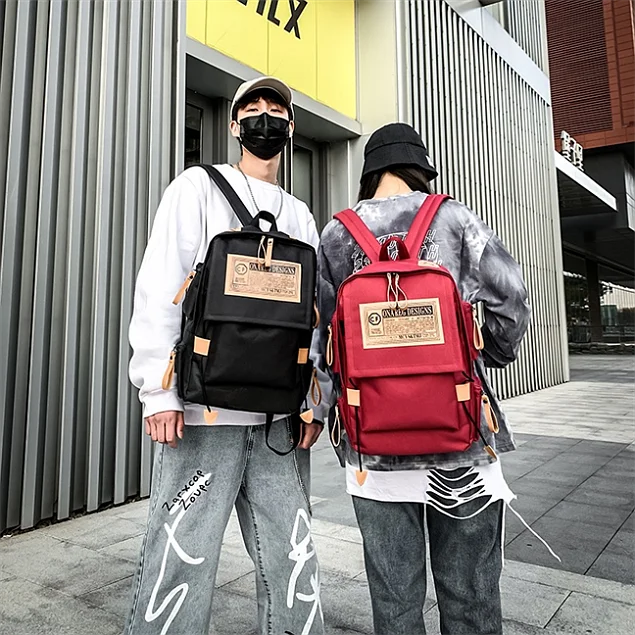 Harajuku Ulzzang школьные сумки для подростков мальчиков и девочек рюкзак для мужчин и женщин школьный портфель для подростков большой для улицы и досуга