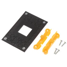 Cpu dissipador de calor suporte de montagem placa traseira amd ryzen soquete am4 cpu ventilador cooler dissipador de calor do radiador volta backplate