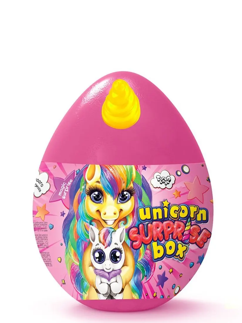Яйцо-сюрприз Danko Toys Unicorn Surprise Box 29 см (USB-01-01) | Игрушки и хобби