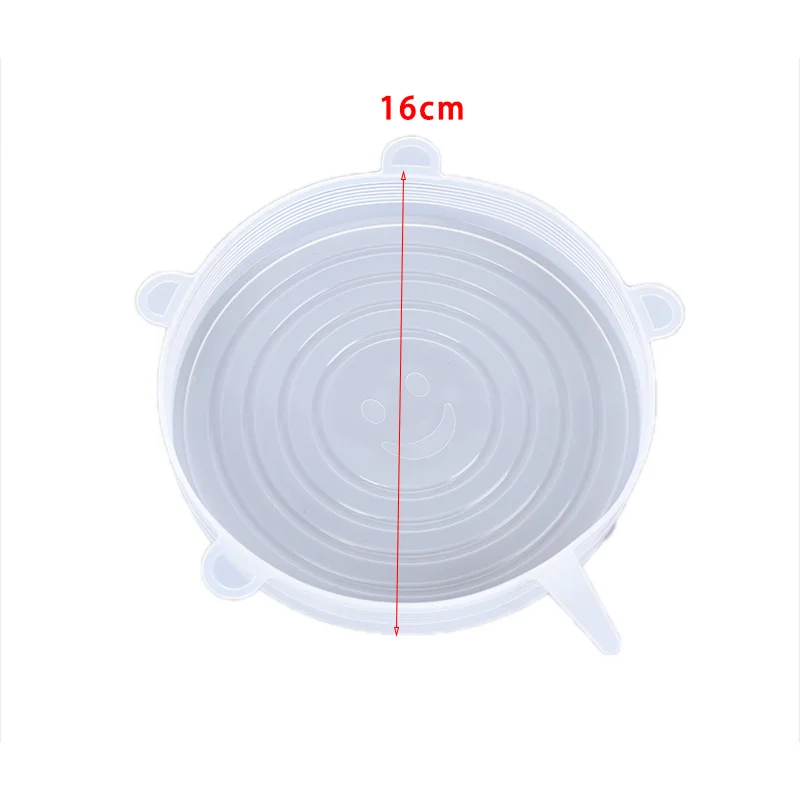 1 шт. силиконовые крышки для сохранения свежести пищи прочные многоразовые крышки для сохранения пищи термостойкие подходят для всех размеров и форм контейнера