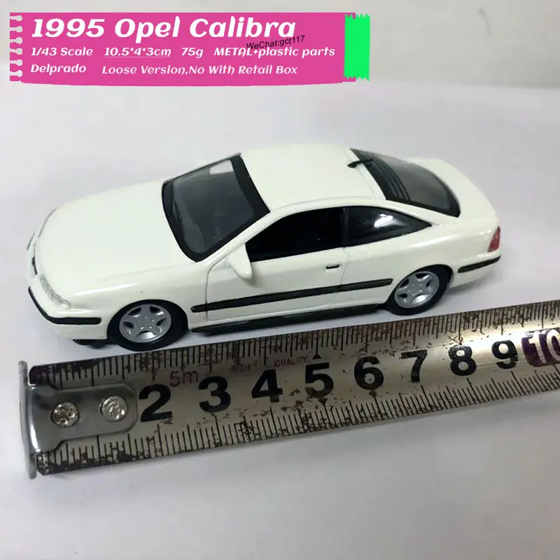 Delprado 1/43 винтажный автомобиль 1995 Opel Calibra литая металлическая модель автомобиля
