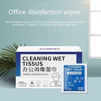

100Pcs Set Alcohol Prep Swap Pad Wet Wipe Disposable Skin Clean Jewelry Care Cleaning Antiseptic Mobile Disinfect