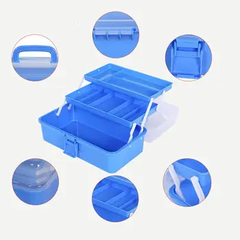 

Portable Clear Art Storage Box Watercolor Oil Painting Tool for Artists Students