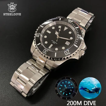 

Full Automatic Mechanical Men Watch Stainless Sport 200M Waterproof Sport Male Professional outdoor Dive Watch Relogio Masculino