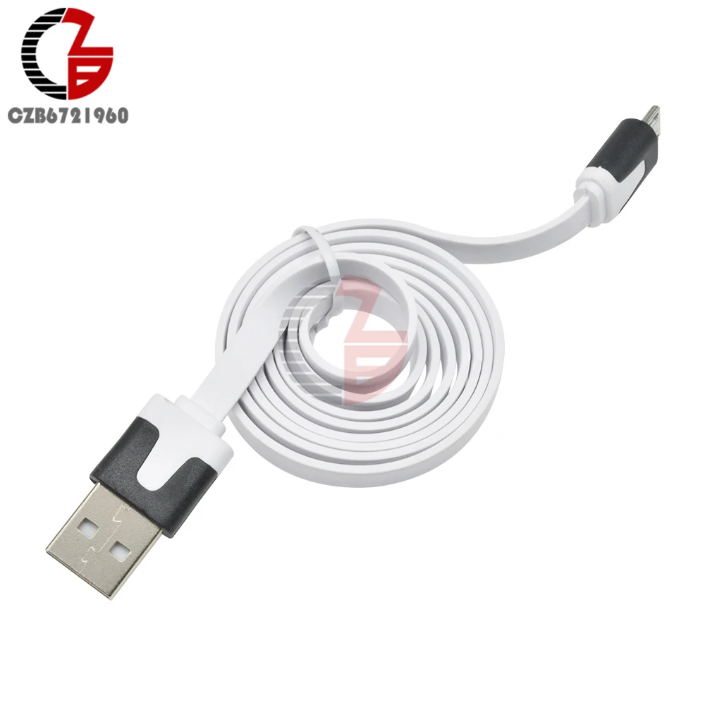 1 м 3,3 фута usb кабель для зарядки DC кабель для зарядки Micro USB удлинитель для Wemos D1 NodeMCU случайный цвет