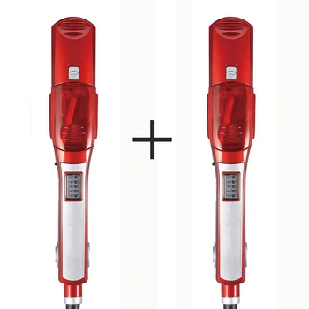 

2 in 1 Professional Steam Hair Flat Iron 1 Inch Ceramic Tourmaline Hair Straightener Flashing LED Light Indicator