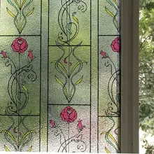 60*300 см декоративная оконная пленка, статические клеящиеся стеклянные наклейки, съемное стекло, клейкая пленка, уединение, оконная фольга, украшение для окна