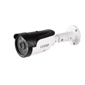 

LESHP 960P HD Wired IP Camera Outdoor IP66 Waterproof 1.3MP Security Camera 6 PCS Array Lights Motion Surveillance Camera