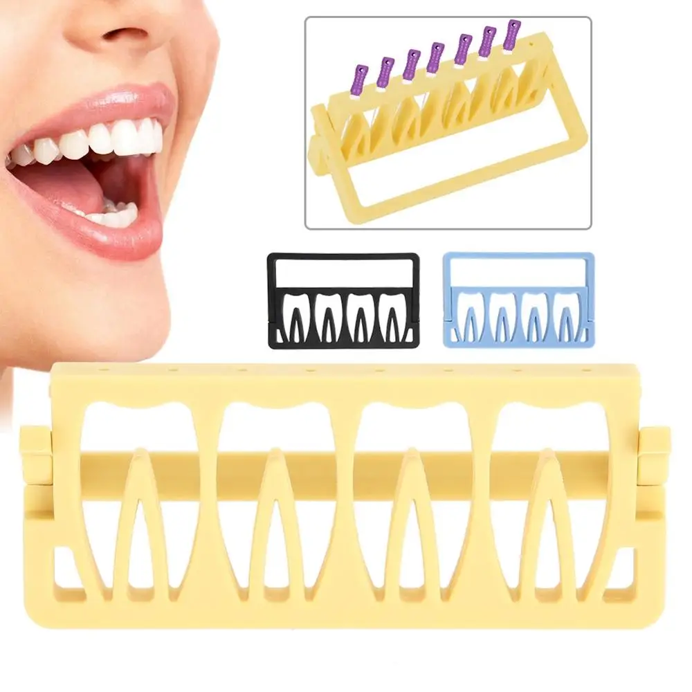Стоматологическое оборудование 3 цвета 8 отверстий автоклавная эндодонтическая дрель подставка для корневого канала терапия держатель файлов отбеливание зубов