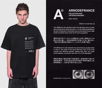 

2020ss Arnodefrance T Shirt Men Women T-Shirt 1:1 High Quality Men Arno De Frace ADF Oversized Cotton Tops Tees