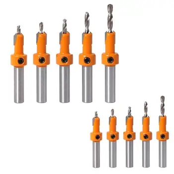 

Woodworking Countersunk Drill Carbon Steel Counterbore Deburring Drill Taper Hole Punch Cutter Power Tool Accessories