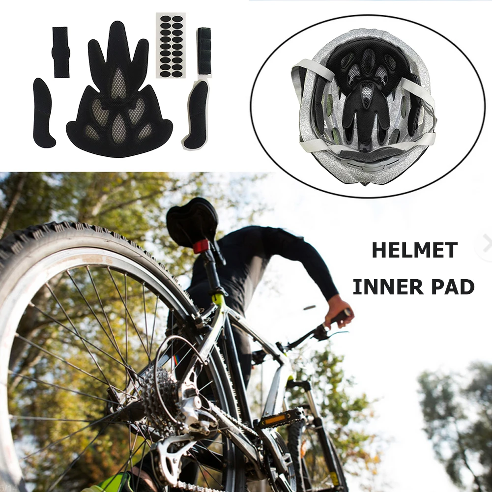 Helmet Padding Replacement Kit - 21PC Foam Liner Inserts For Bike & Motorcycle Helmets