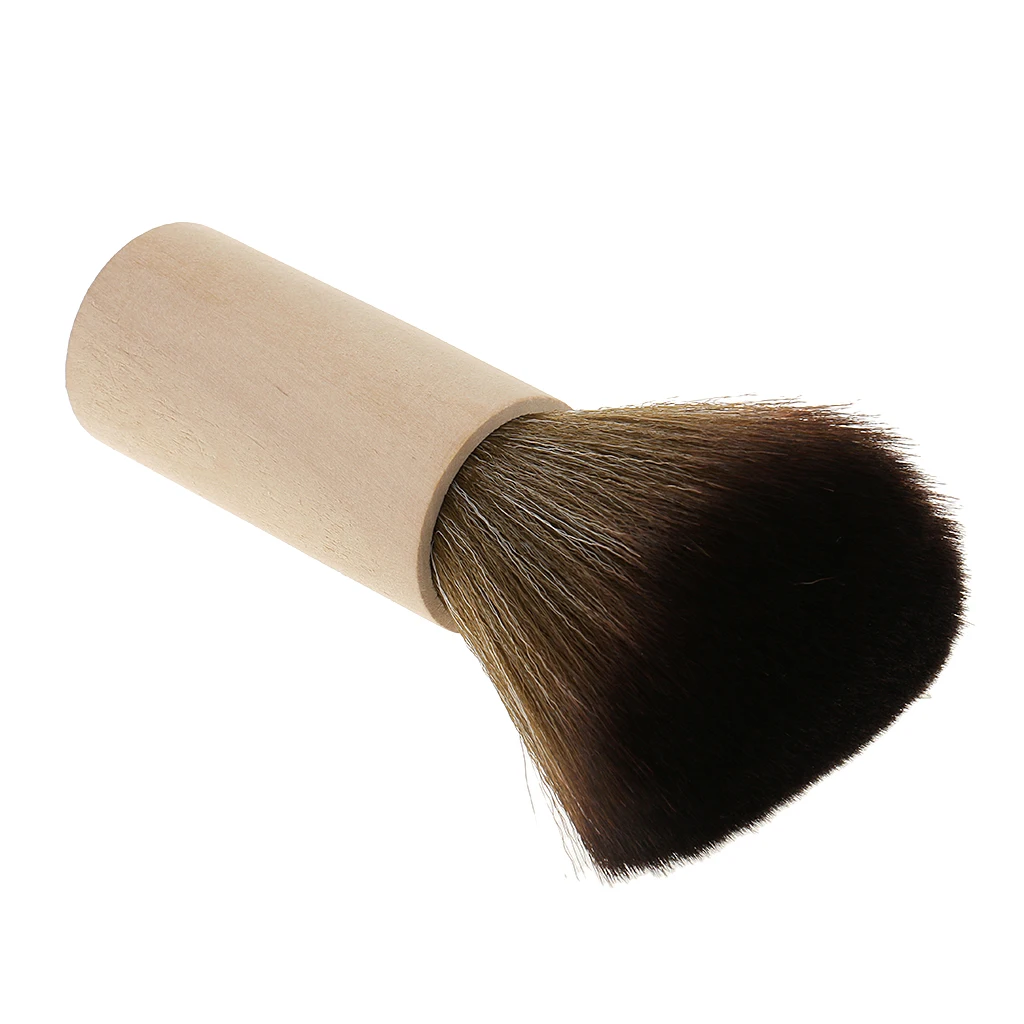 Soft Brush Neck Duster Black Hairdressing Hair Cutting Salon Stylist Pro Barber