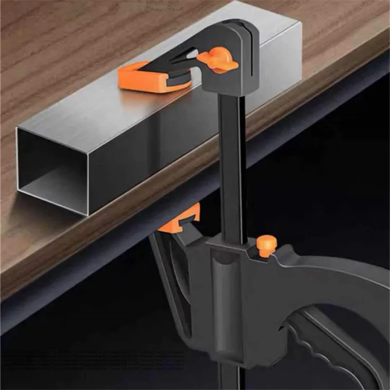 Woodworking Clamps 6Inch Mini F Clamp Clip Quick Ratchet Clip Heavy Duty Woodworking Bar Clamps Kit DIY Carpentry Hand Tool