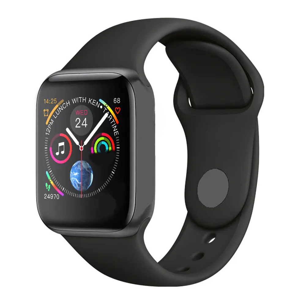 COXANG iwo 8 Смарт-часы Для мужчин Для Женщин Bluetooth напоминание о вызове Часы SmartWatch iwo 8/9 сердечного ритма трекер Whatsapp уведомления Смарт-часы - Цвет: Black