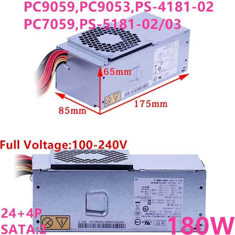 Новый блок питания для Lenovo TFX S515 520 S505z S525 S5r6 S5r3 A2620F M91 180W PC9059 PC9053 PS 4181 02 PC7059 5181