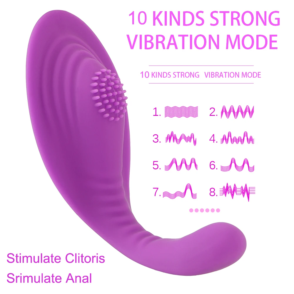 Wireless Remote Control Panty Vibrator Invisible Clitoris Stimulator_voghion.com