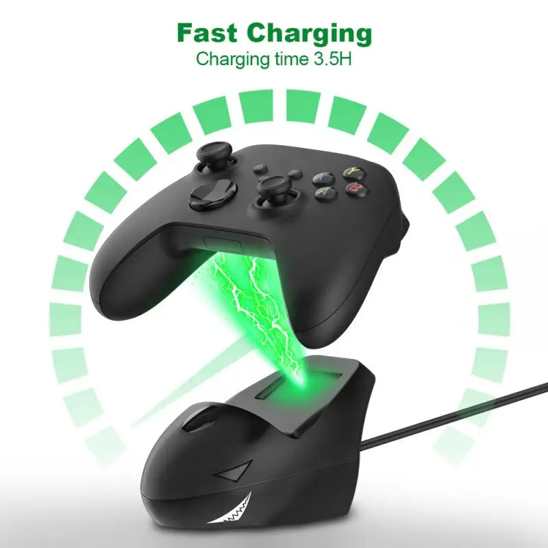 Gamepads para Seriess Lidar com Carregador de Tubarão com Bateria + Conjunto de Capa de Bateria para Lidar com a Série Bateria para Lidar com a Série Geral - x de 7 Eletrônicos
