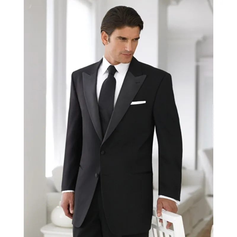 

Custom Made Latest Design Mens Suits Groom Tuxedos Groomsmen Wedding Party Dinner Best Man Suits Blazer (Jacket+Pants)