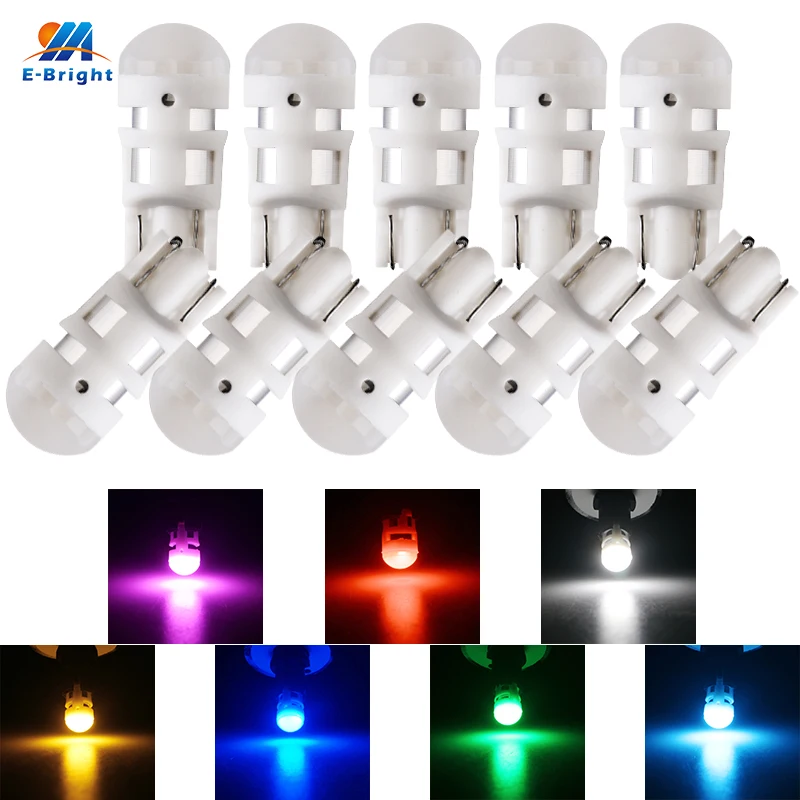 Автомобильный светодиодный светильник YM E Bright T10 W5W 2835 3 SMD с линзами от мороза 194 168